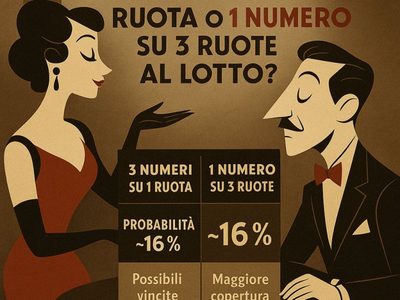 3 numeri su 3 ruote strategie al lotto