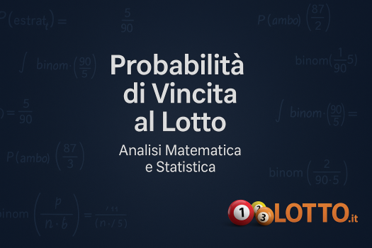 Probabilità di vincita al lotto